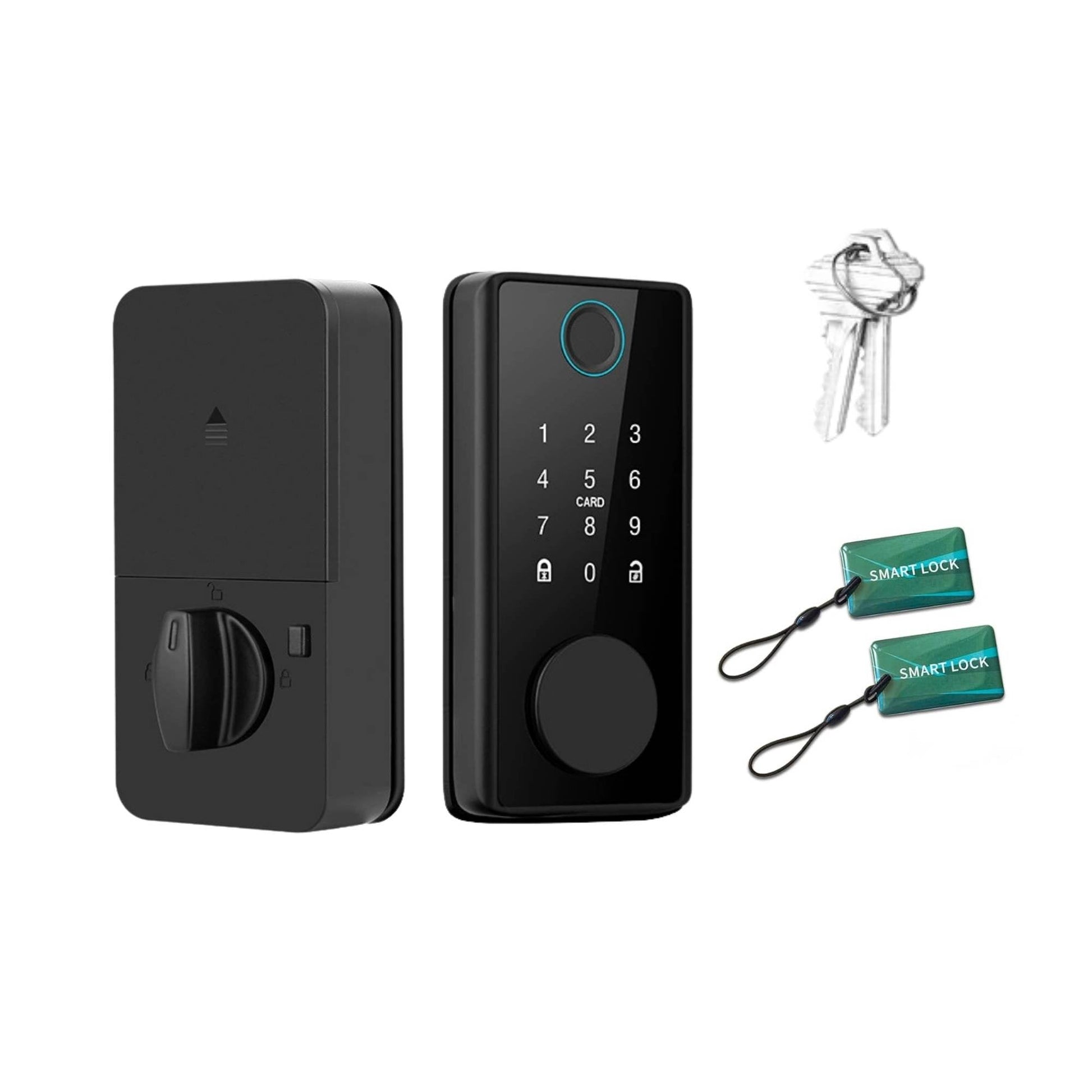 Tooleroo Digital Smart Door Lock Keypad - 5-in-1  Home Entry Security System-0